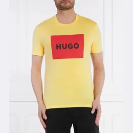 Hugo: Жёлтая футболка 