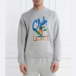 Lacoste: Серая толстовка 