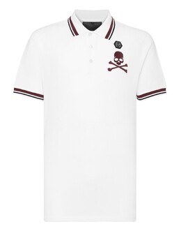Philipp Plein: Белая рубашка  Skull