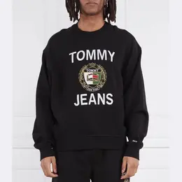 Tommy Hilfiger: Чёрная толстовка 