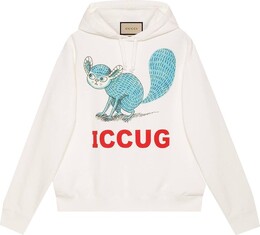 Gucci: Толстовка  Freya Hartas с животным принтом