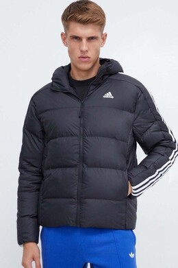 Adidas: Чёрный пуховик 