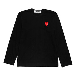 Comme Des Garçons Play: Футболка  Heart с длинным рукавом