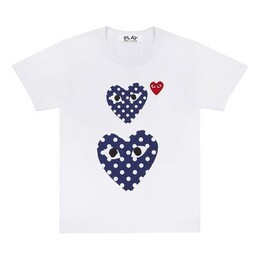 Comme Des Garçons Play: Голубая футболка 