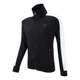 PUMA: Чёрная куртка  Classics T7