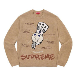 Supreme: Белый свитер 