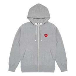 Comme Des Garçons Play: Серая толстовка  Heart