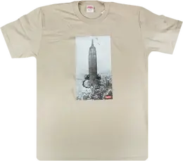 Supreme: Коричневая футболка 