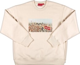 Supreme: Бежевая толстовка  Aerial