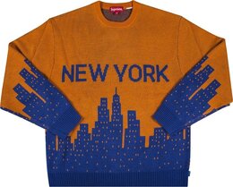 Supreme: Оранжевый свитер 