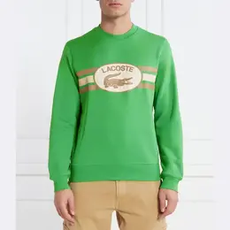 Lacoste: Зелёная толстовка 