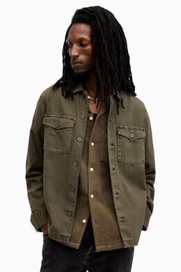 Allsaints: Рубашка  All Saints с длинным рукавом
