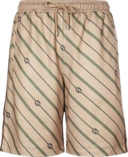 Gucci: Шорты  GG в полоску