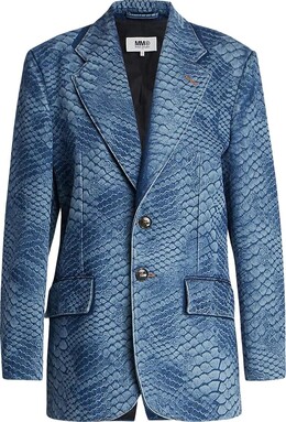 MM6 Maison Margiela: Голубые пиджаки 