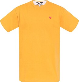 Comme Des Garçons Play: Жёлтая футболка  Heart