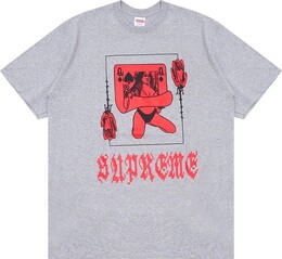 Supreme: Серая футболка 