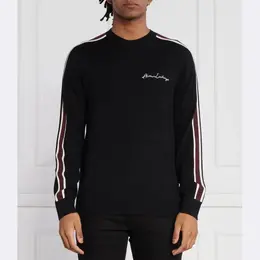 Armani Exchange: Синий свитер 