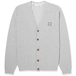 Maison Kitsuné: Серый кардиган 