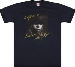 Supreme: Синяя футболка  Mary J Blige