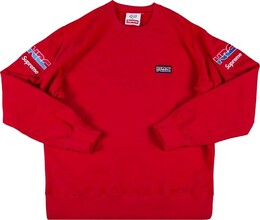 Supreme: Красная толстовка  Honda Fox Racing