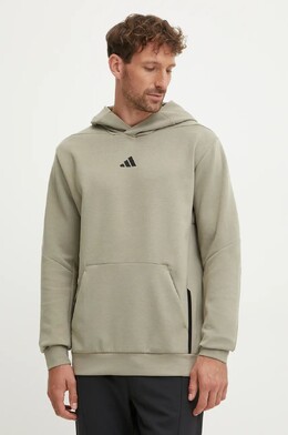 Adidas: Зелёная толстовка 
