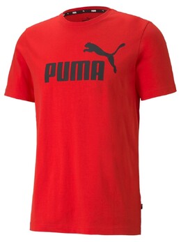PUMA: Красная футболка  Essentials