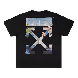 Off-White: Хлопковая футболка  Arrows