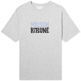 Maison Kitsuné: Светлая футболка 