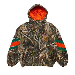 Supreme: Куртка  Mitchell Ness с капюшоном