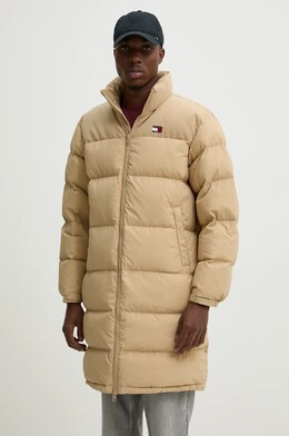 Tommy Jeans: Бежевый пуховик 