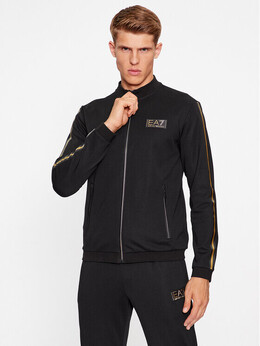 EA7 Emporio Armani: Чёрная толстовка 