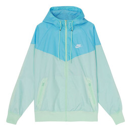 Nike: Голубая куртка  Windrunner