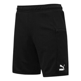 PUMA: Чёрные шорты  Essentials