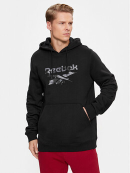 Reebok: Чёрная толстовка 