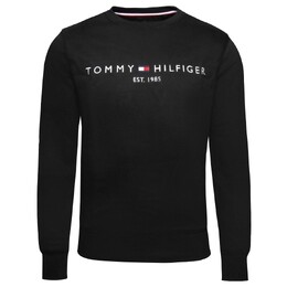 Tommy Hilfiger: Чёрная толстовка  Tommy