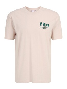 Fila: Бежевая футболка 