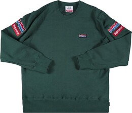 Supreme: Зелёная толстовка  Honda Fox Racing