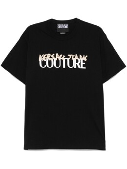 Versace Jeans Couture: Чёрная футболка 