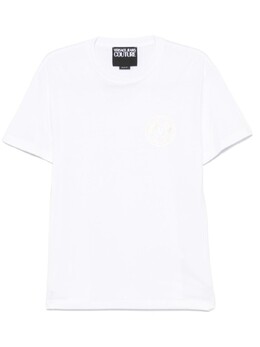 Versace Jeans Couture: Белая футболка 