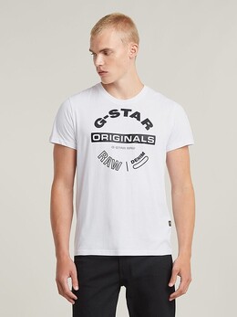 G-Star: Белая футболка 