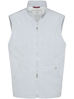 Brunello Cucinelli: Синий жилет 