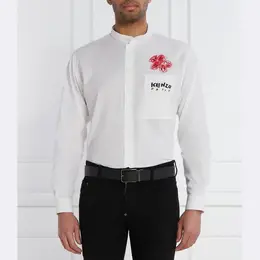 Kenzo: Белая рубашка 