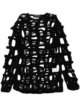 Comme des Garçons: Чёрная толстовка 