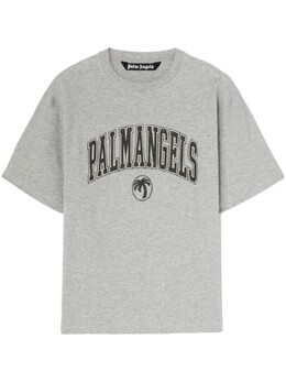 Palm Angels: Серая футболка 