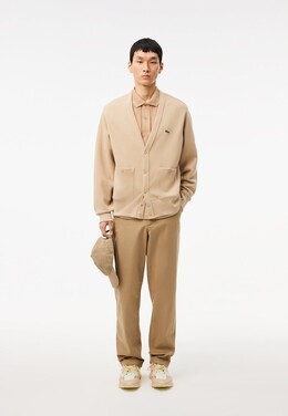 Lacoste: Бежевая рубашка 
