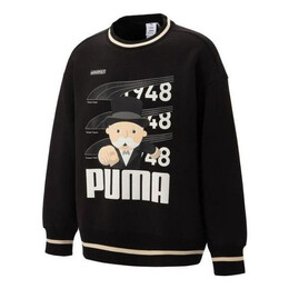 PUMA: Чёрный свитер 