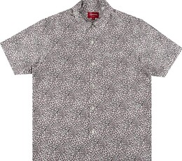 Supreme: Рубашка с леопардовым принтом 