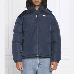 Tommy Hilfiger: Синий пуховик 