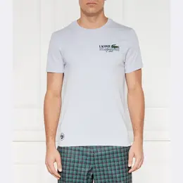 Lacoste: Синяя футболка 