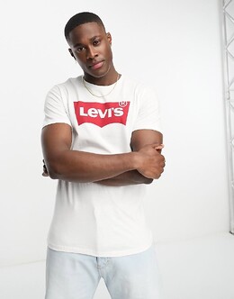 Levi's: Белая футболка 